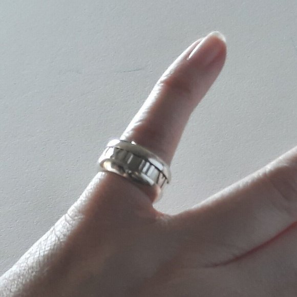 Tiffany & Co Vintage 2003 Atlas Ring in Sterling Silver Size 4.25 - Picture 4 of 8